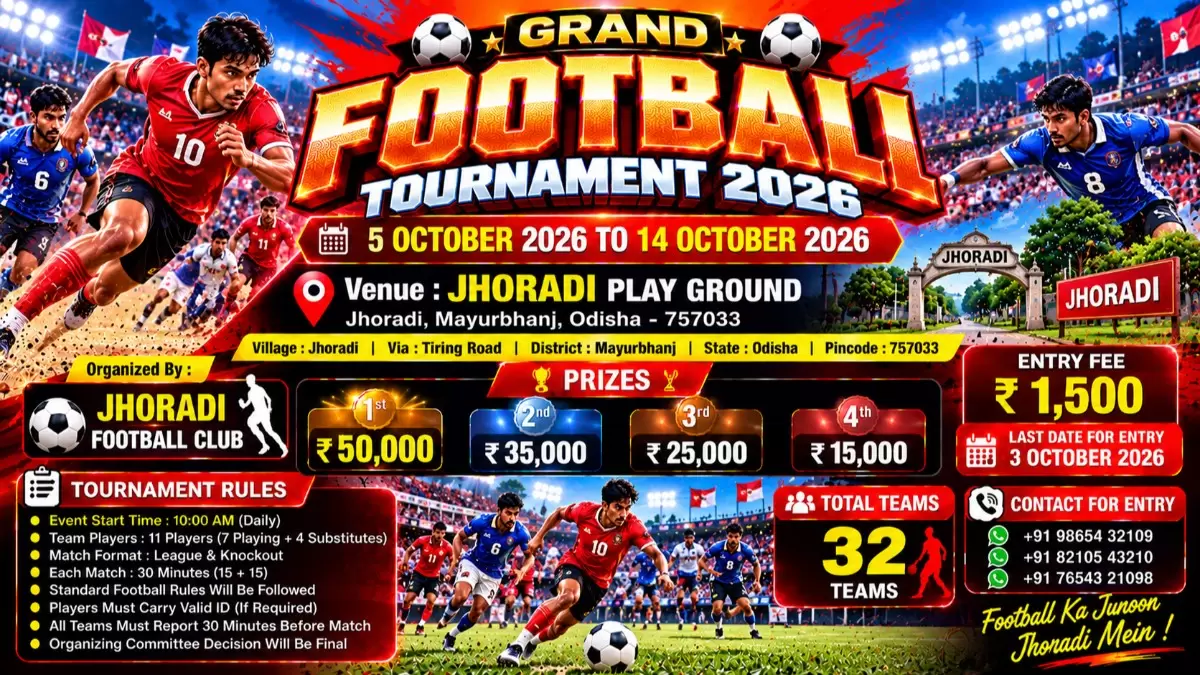 🏆 Tournament Announcement: GRAND FOOTBALL TOURNAMENT 2026