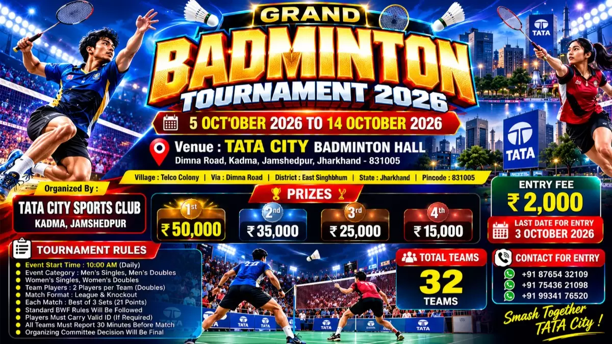 🏆 Tournament Announcement: bad miton tournameint